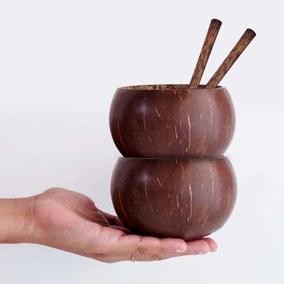 Coconut Bowls Kulhad Spoon